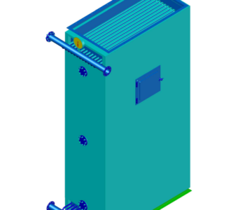 3D модель Экономайзер БВЭС-4-1