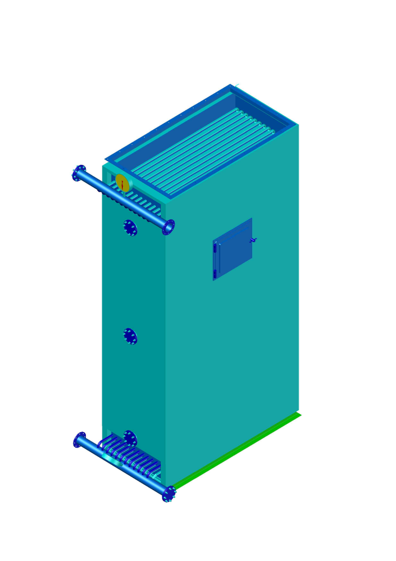 3D модель Экономайзер БВЭС-4-1
