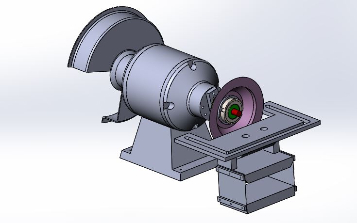 3D модель Заточной станок со столом