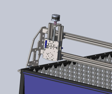 3D модель Стол для ЧПУ под плазморез с порталами XYZ