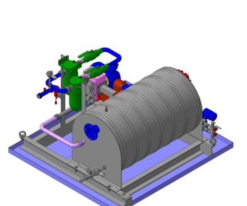 3D модель Блок маслоснабжения мобильный