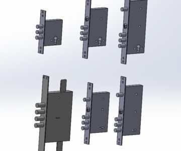 3D модель Подборка замков Гардиан 32.01, 30.12, 30.15, 20.02, 32.15, 32.11