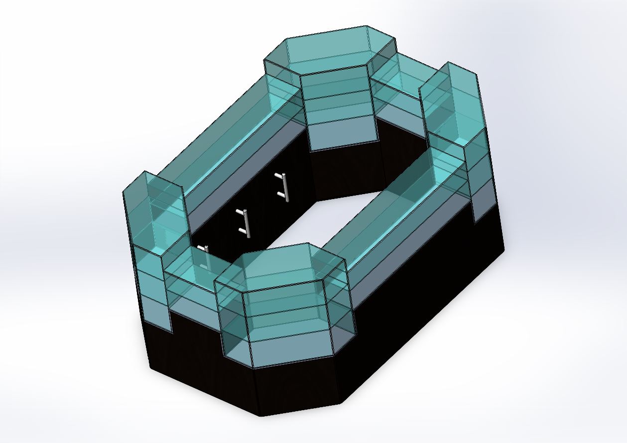 3D модель Островок для магазина