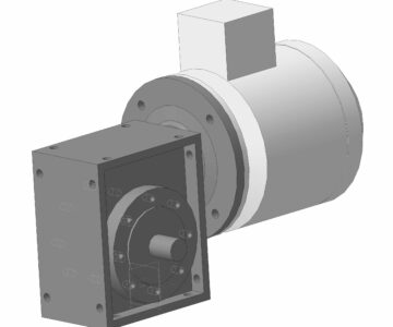 3D модель Мотор-редуктор nmrv 075.100.9.0.55x900.B3