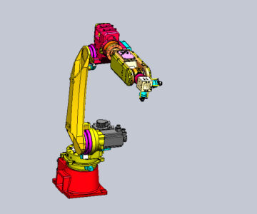 3D модель Робот-манипулятор  в SolidWorks