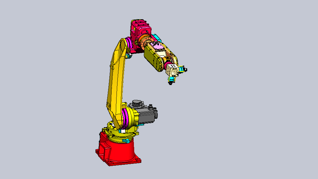 3D модель Робот-манипулятор  в SolidWorks