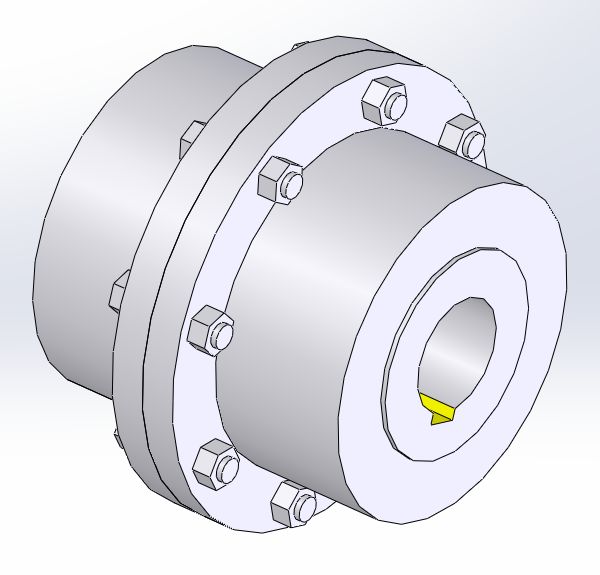 3D модель Муфты от МЗ-1 до МЗ-7