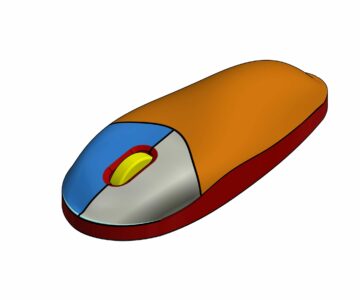 3D модель Компьютерная мышь