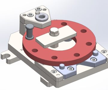 3D модель Кондуктор для фланцев