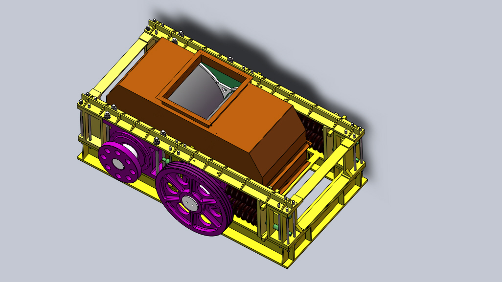 3D модель Цилиндрическая дробилка