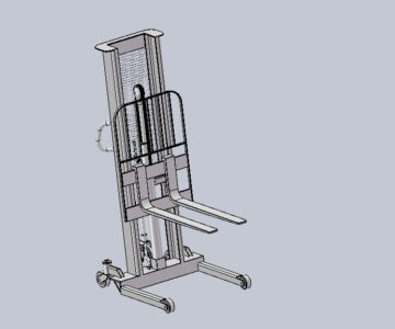 3D модель Модель ручного гидравлического погрузчика SW