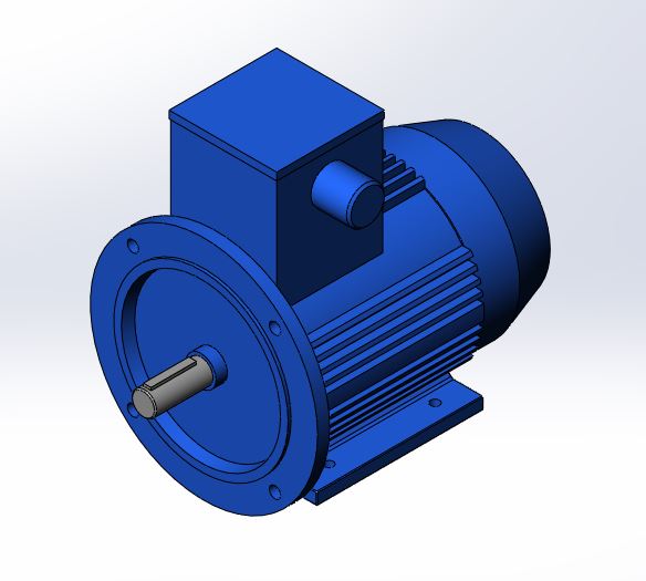 3D модель Электродвигатель АИМУ 112М4