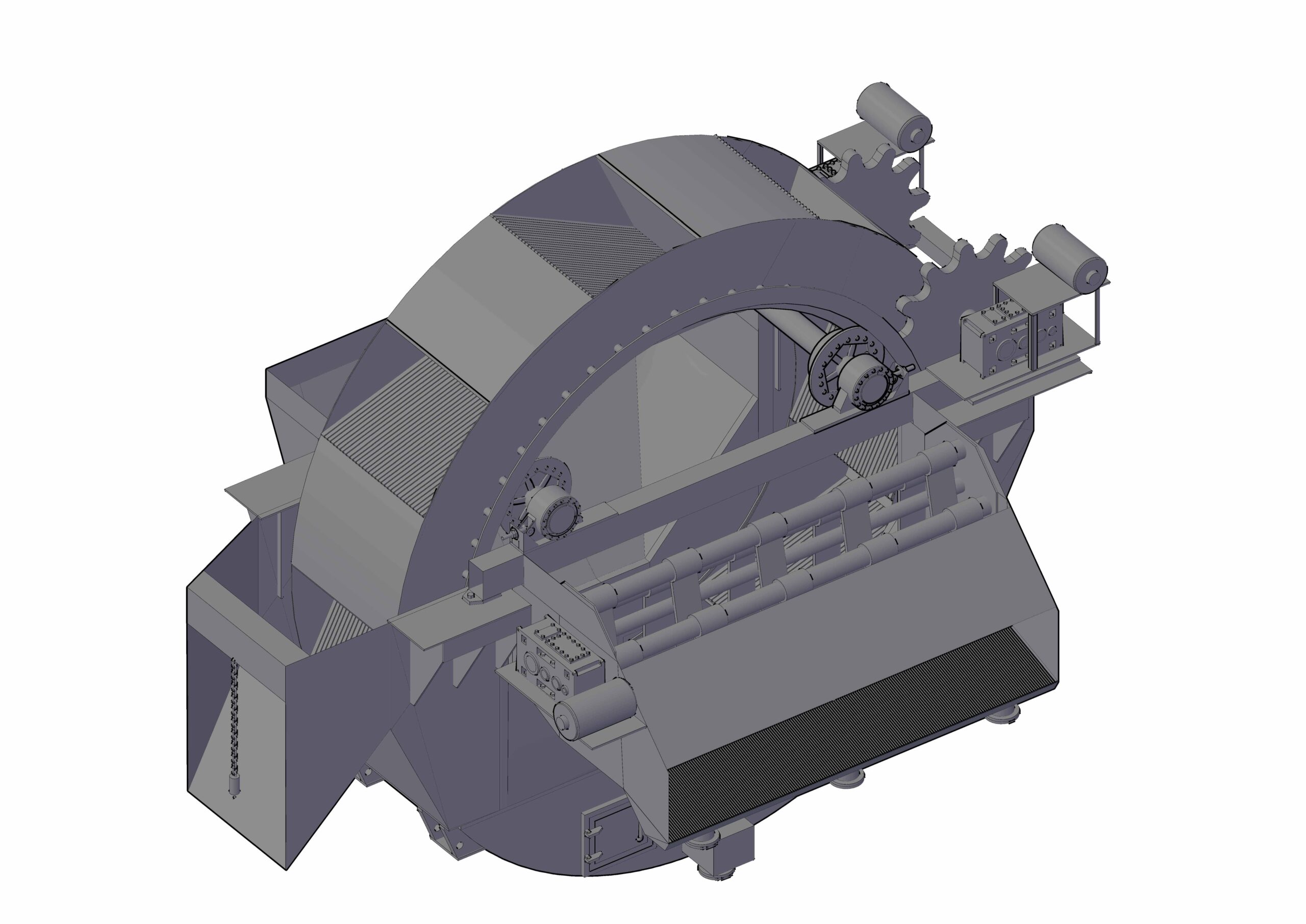 3D модель Тяжелосредный сепаратор СТК-4000
