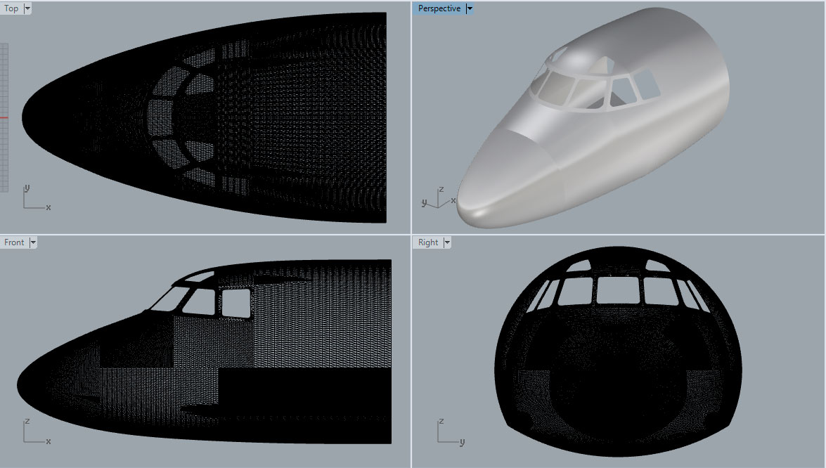 3D модель Кабина Ан-24