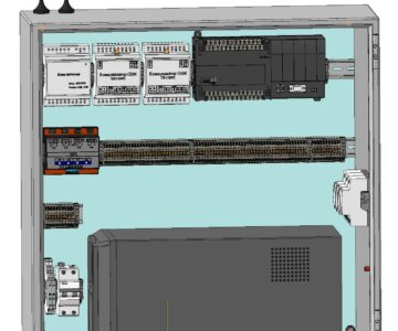 3D модель Шкаф телемеханики УСПД
