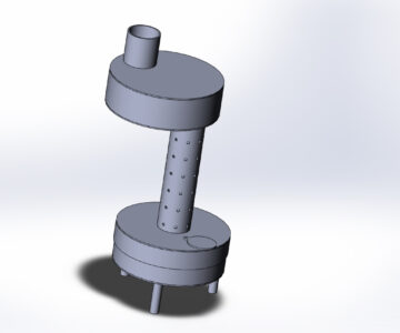 3D модель Печка на "отработке"