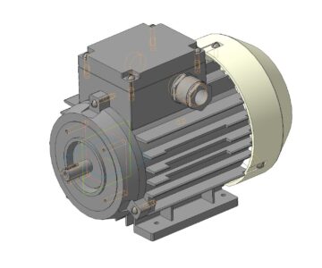 3D модель Электродвигатель АИР56АУ3