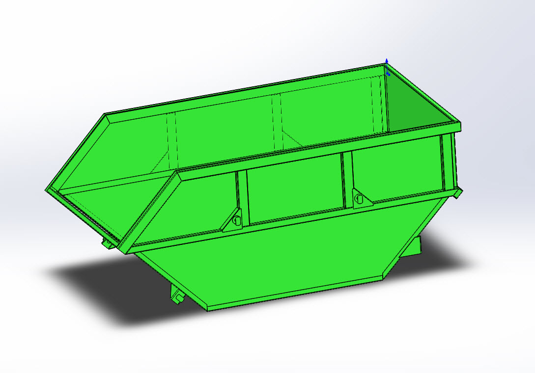 3D модель Контейнер КБО