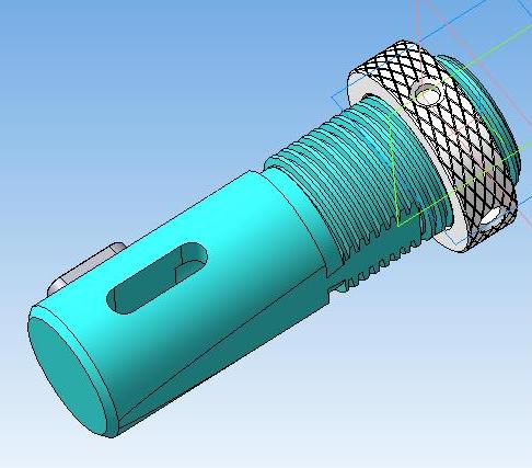 3D модель Втулка 36-Tr 36х3-118 КМ3 ГОСТ 27053-86