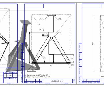 3D модель Козелок для автомобиля