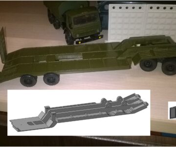 3D модель Модель трала ЧМЗАП 5325A в масштабе 1:43