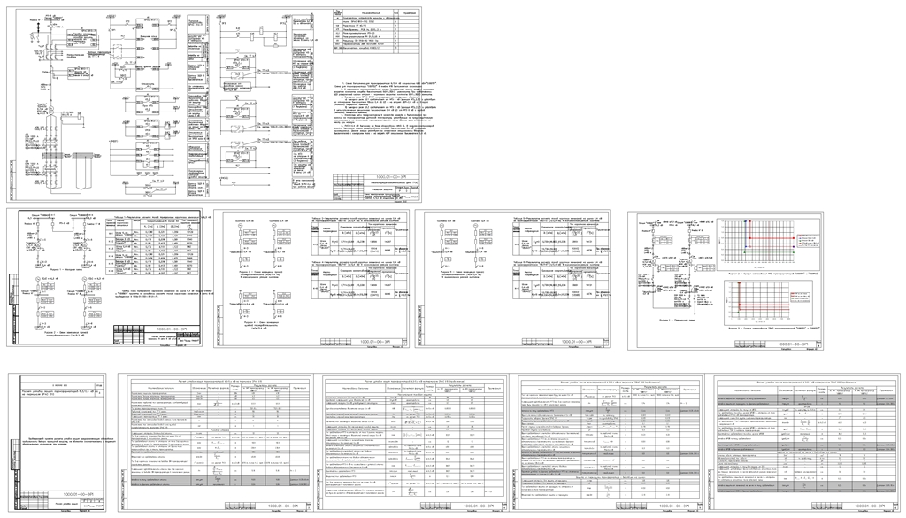Чертеж Релейная защита оборудования локомотивного депо ГРЭС