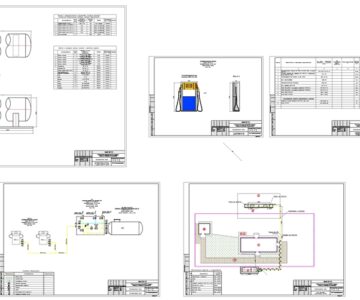 Чертеж Строительство стационарной АГЗС