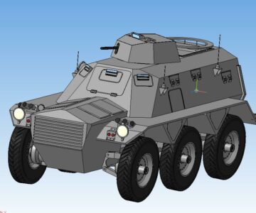 3D модель Бронетранспортёр FV603 "Сарацин"