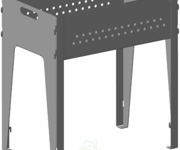 3D модель Мангал - масса около 9 килограмм