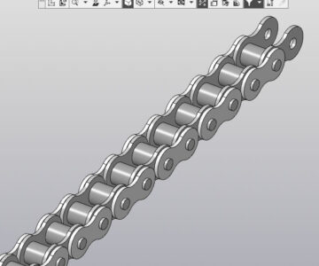 3D модель Цепь ПР-19,05