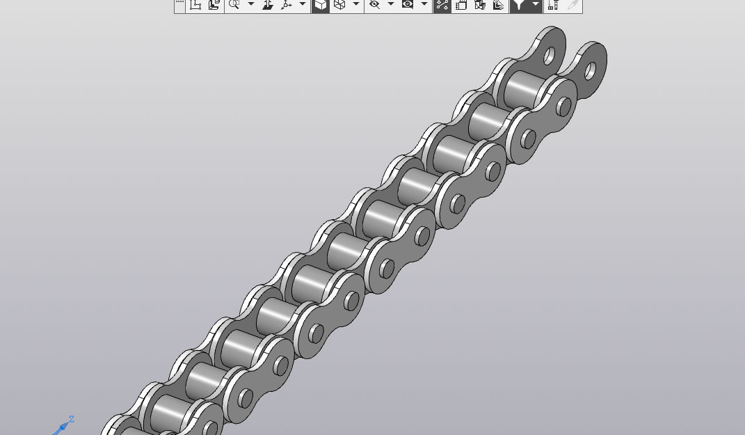 3D модель Цепь ПР-19,05