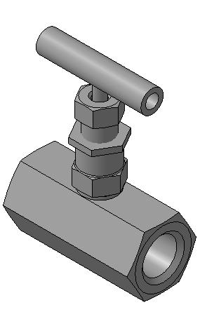 3D модель Клапан запорный 15с67бк