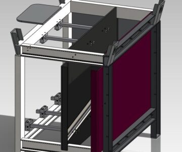 3D модель Бункер для подачи заготовок круглого проката