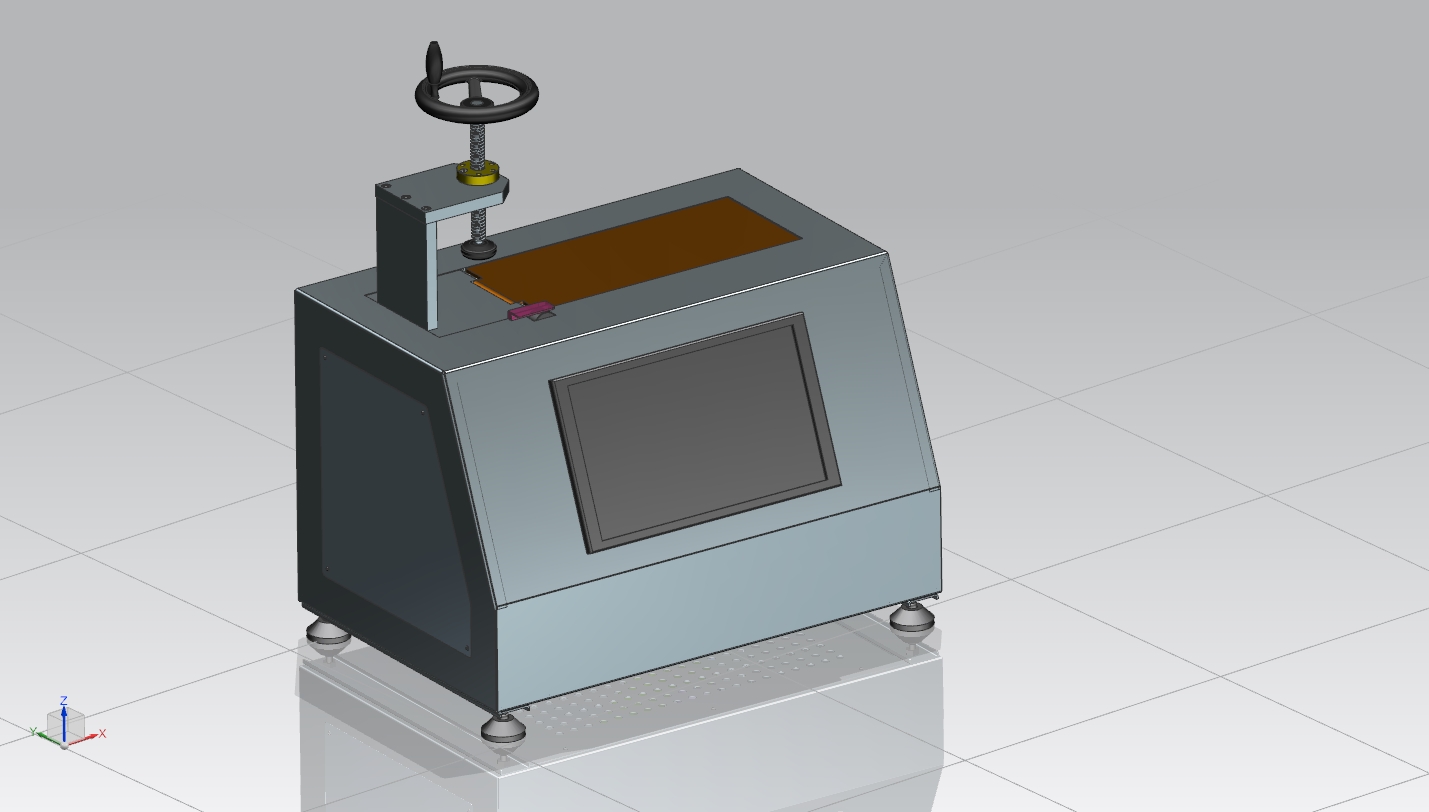 3D модель Модель стенда испытания ботинок на жёсткость