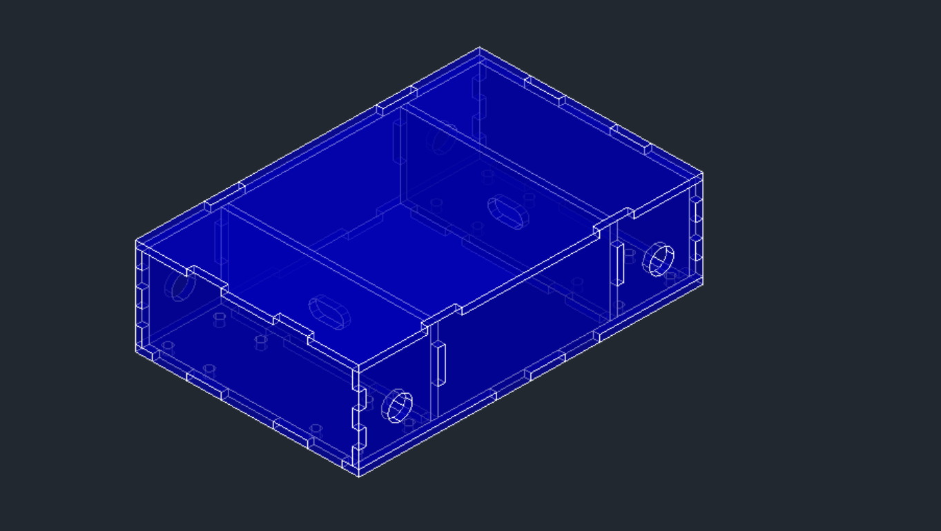 3D модель Чертеж колесной базы робота