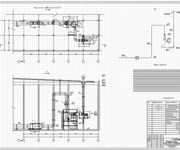 Чертеж Разработка системы очистки газов, отходящих от конвертера Среднеуральского медеплавильного завода