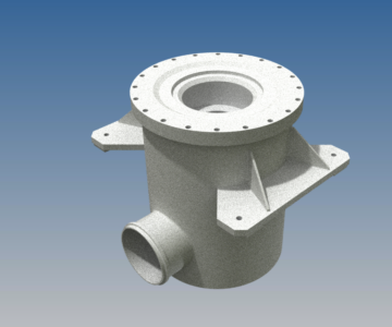 3D модель Корпус насоса КСВ 630-125