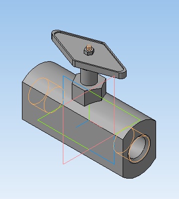 3D модель Клапан ВПЭМ 5х35