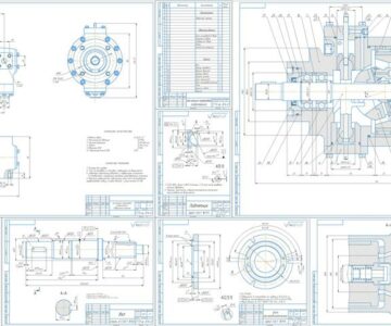 Чертеж Проектирование аксиально-поршневой гидромашины Pmax=25 МПа
