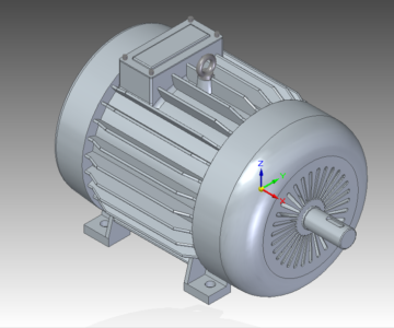 3D модель Электродвигатель MTKH 312-8
