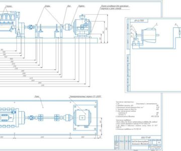 Чертеж Разработать стенд для диагностирования дизельных двигателей легковых автомобилей по частоте вращения