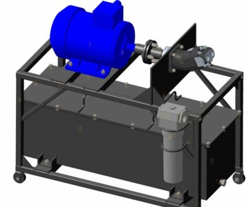 3D модель Гидростанция мобильная