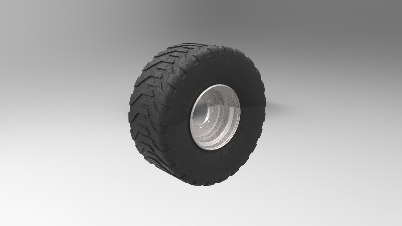 3D модель Колесо в сборе 560/60R22.5