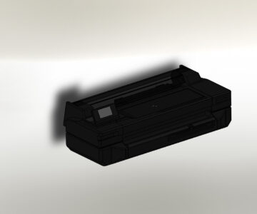 3D модель Плоттер HP CQ890A DesignJet T520