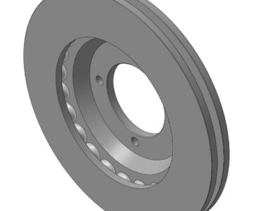 3D модель Диск тормозной Т-3М