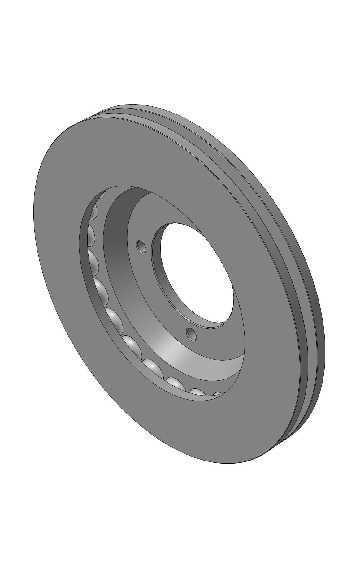 3D модель Диск тормозной Т-3М