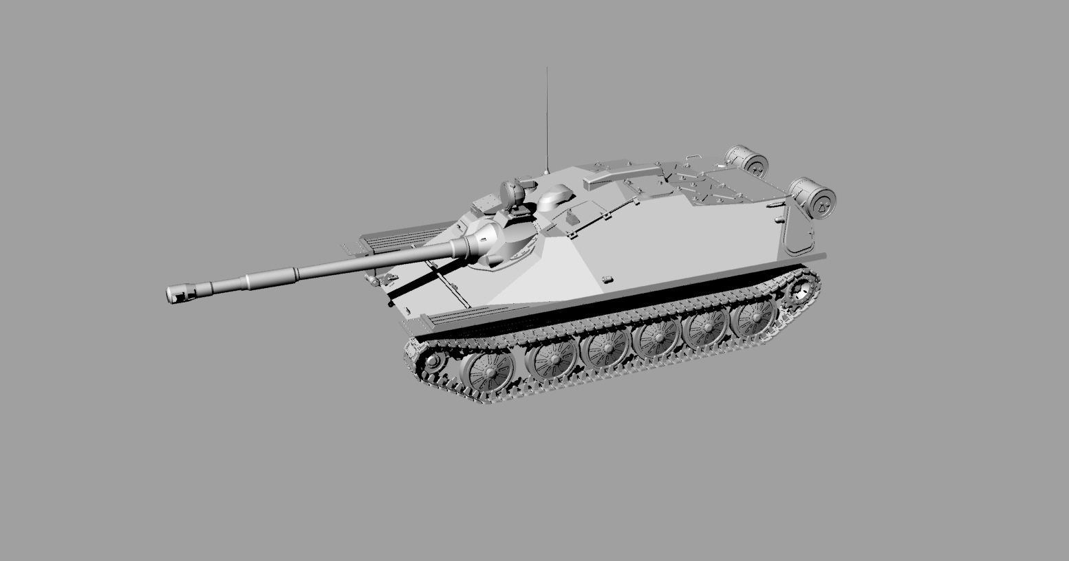 3D модель АСУ-85 авиадесантная самоходная установка