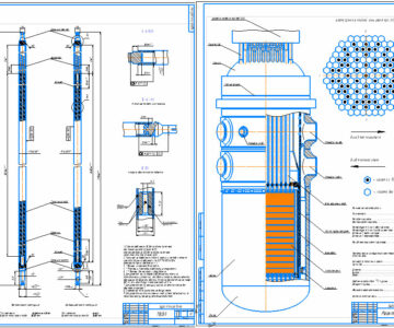 Чертеж Разработка проекта ТВЭЛ реактора ВВЭР-1000