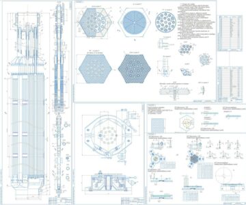 Чертеж Расчет и проектирование тепловыделяющей сборки реактора ВВЭР-1000