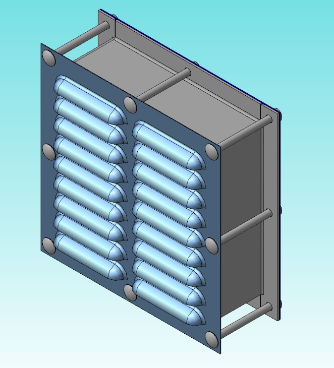 3D модель Блок вентиляционный